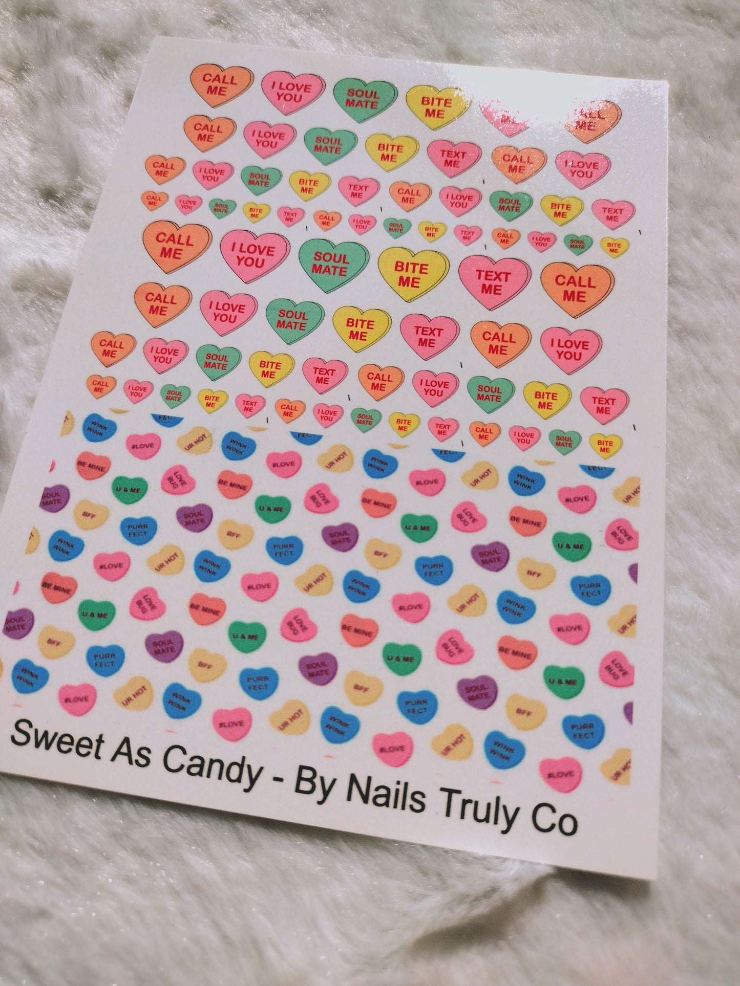 Valentines Day Nail Art- Sweet As Candy
