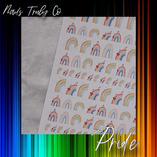 Pride Month- Nail Art- Rainbow Pride