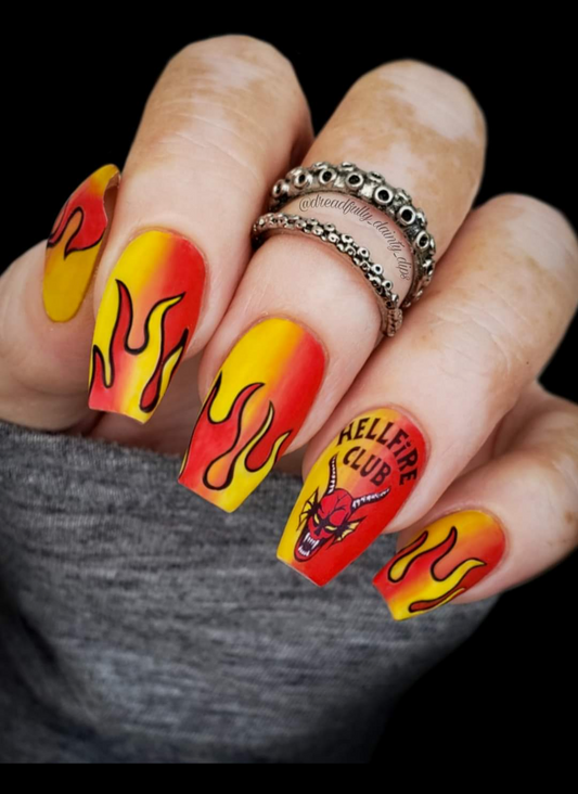 Hellfire Club - Nail Art Decals