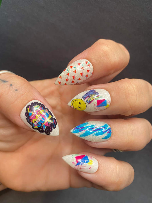 Jazz Cup 90's Nails Art