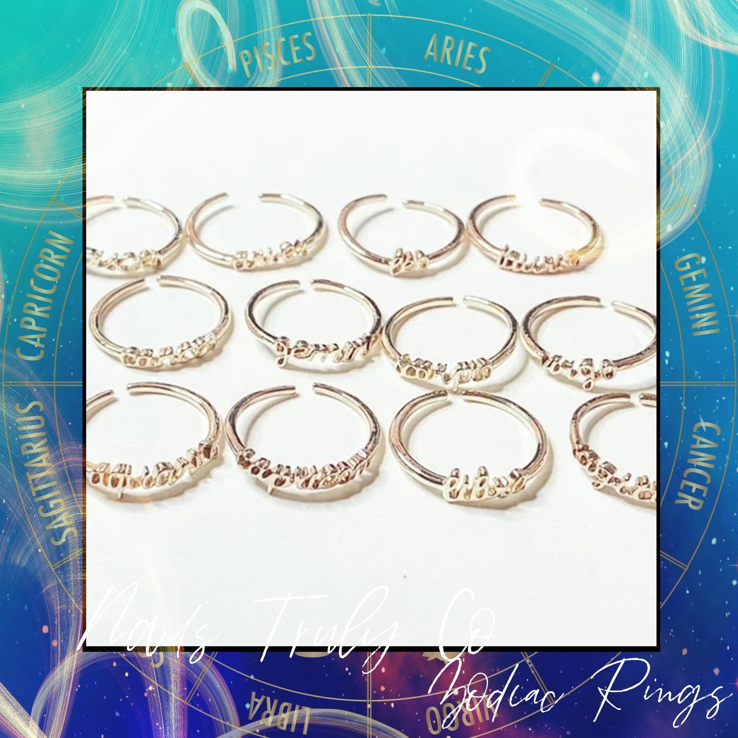 Zodiac Collection- Gold Rings Only